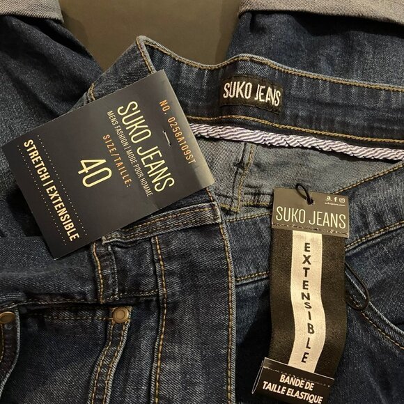 Suko Jeans Men's Stretch Denim Shorts - Size 40 - NWT - Picture 3 of 3